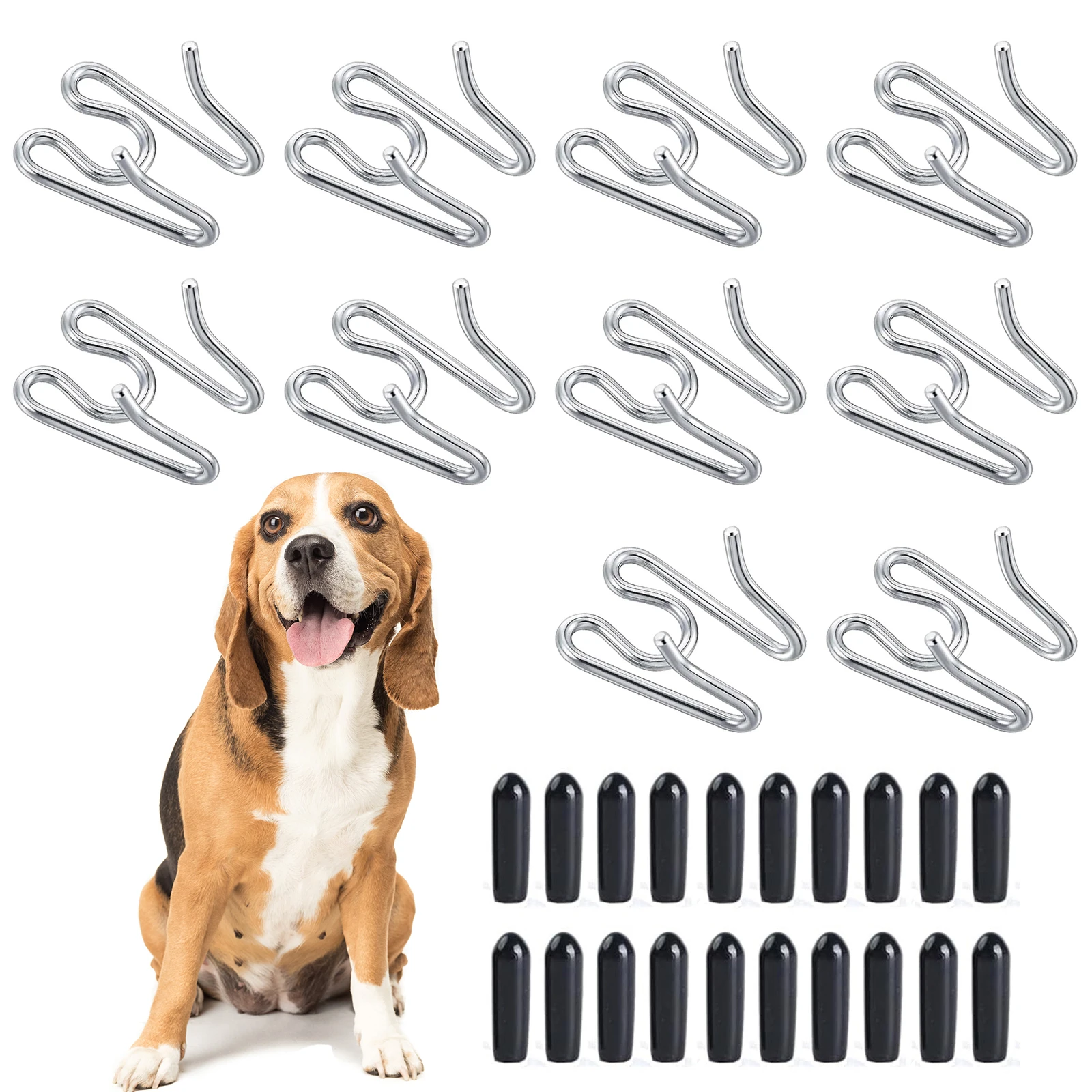 

Dog Choke Collar Accessories Adjustable Training Collar For Dog 2.5/3.0/3.5/4.0MM Collar Links Fit for Prong Collar Pinch Collar