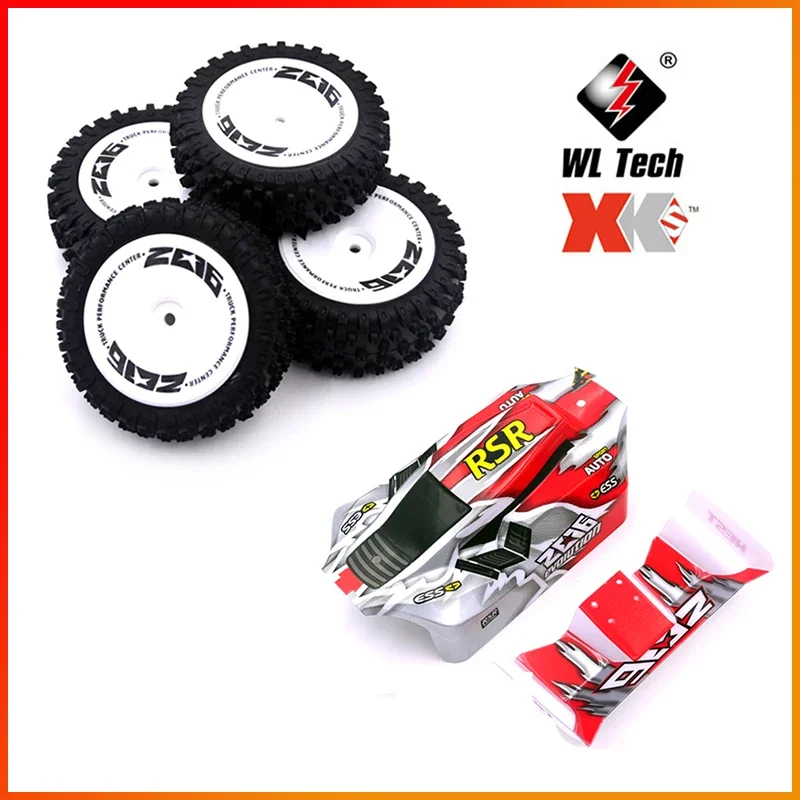 Original WLtoys 124017 124019 124007 144001  Front Wheel Rear Tires Car Body Shell Body Cover for WL Toys 1/12 Car Spare Parts