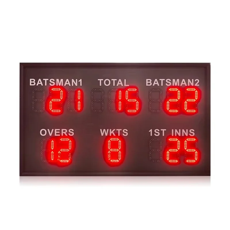Outdoor Light Emitting Diode Digital Cricket Scoreboard Customizable Light Emitting Diode Sports Scoreboard for cricket matches