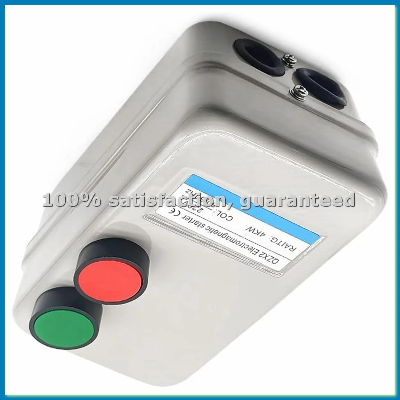 Magnetic Electric Motor , 220V 4KW 5.5HP 3 Phase or Single Phase Magnetic Switch Motor .-A44I