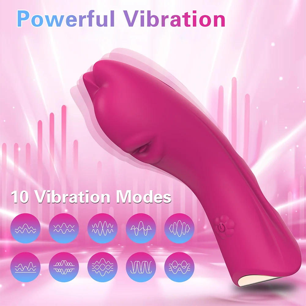 Clitoral G Spot Finger Vibrator 10 Speed Clit Nipple Massager Adult Sex Toys Stimulator Female Masturbation Sex Toys for Couples