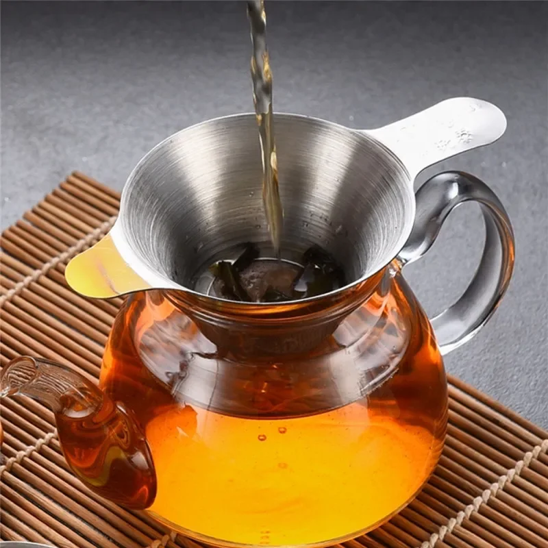 Stainless Steel Mesh Fine Tea Infusers Teapot Kungfu Tea Leaf Strainer Spice Filter Diffuser Kitchen Teaware Accessories