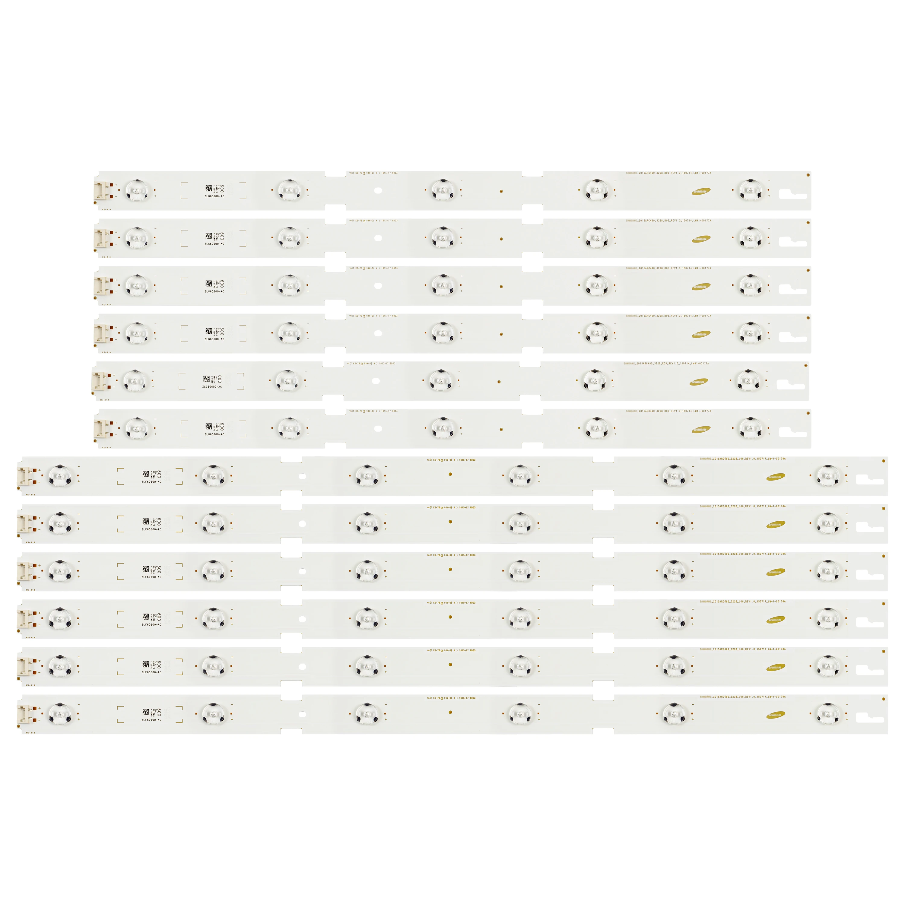 

LED Strip For GRUNDIG 49VLE5523BG 49GFB6623 49VLE6523BL 49LENZA6627 49VLE6565BL LM41-00177A 00176A IC-B-HWCR49D640L HWCR49D640R