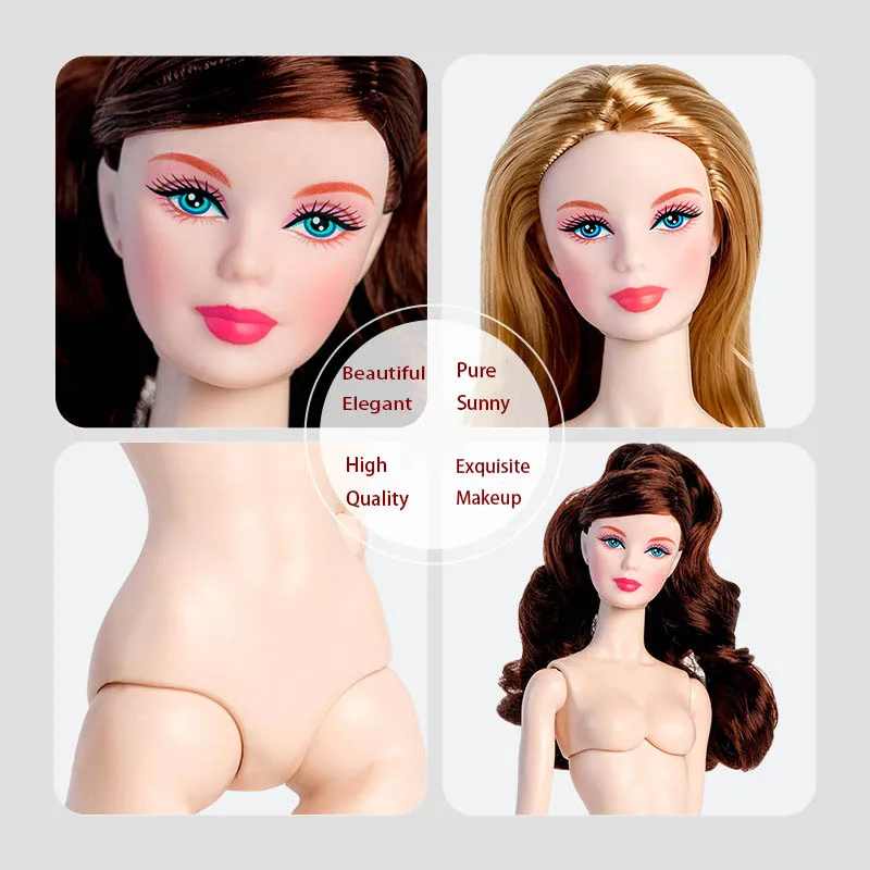 1/6 Nuovo Aggiornato Fashion Star Supermodelo Bambola 32 centimetri 12 Comune Mobile Pelle Bianca Elegante Trucco Alla Moda Acconciatura FAI DA TE Dress Up giocattolo