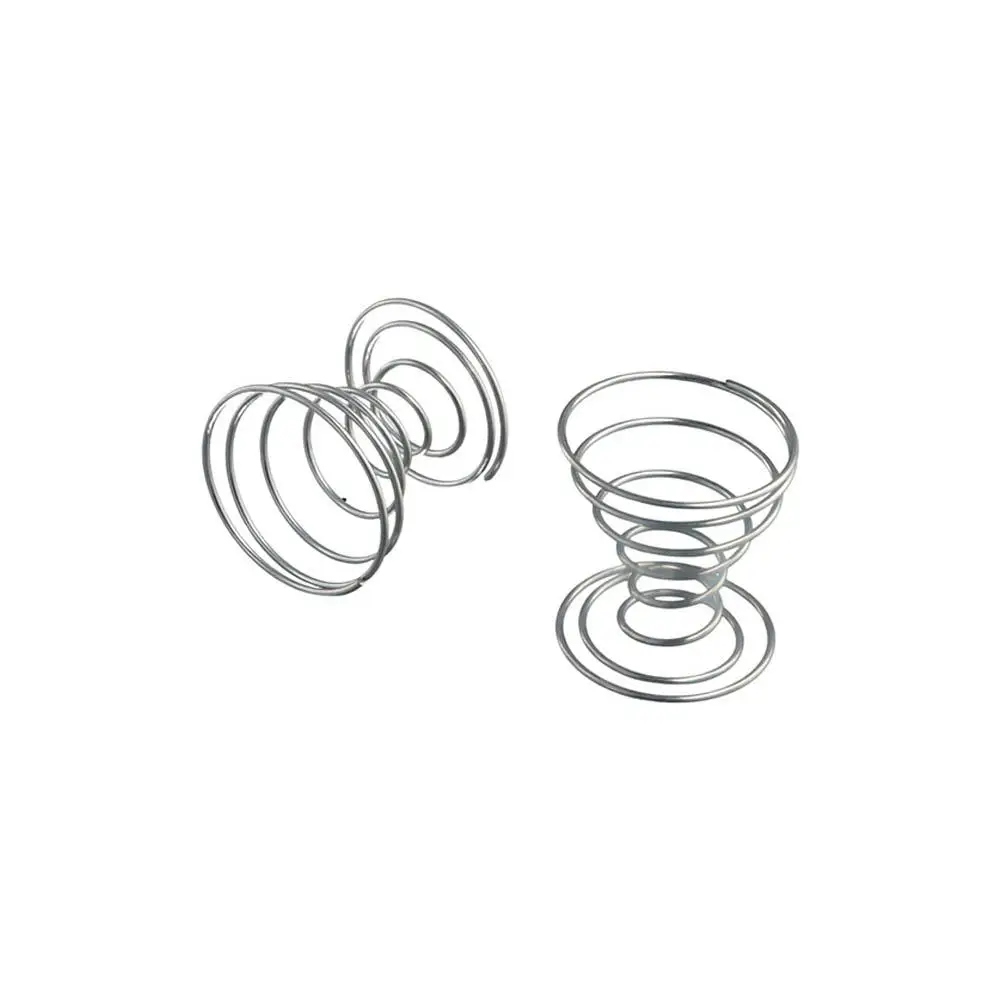 

3Pcs/set Pineapple Base Air Plant Stand Stainless Steel Spring Wire Spring Base Holder Mini Silver Spring Wire Egg Tray