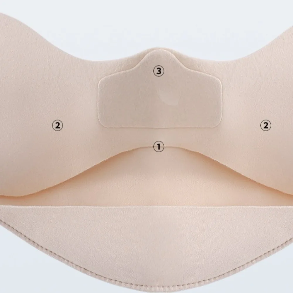Half Face Partition Warm Face Mask Heat Retain Anti Fog Wind Dust Proof Mask Adjustable Ear Loop Thickened Sunscreen Mask