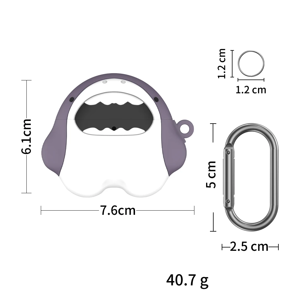 Speaker Protective Case For Airpods 4 Headphones Silicone Protective Cover Cartoon Creative Cute Fallproof Shockproof