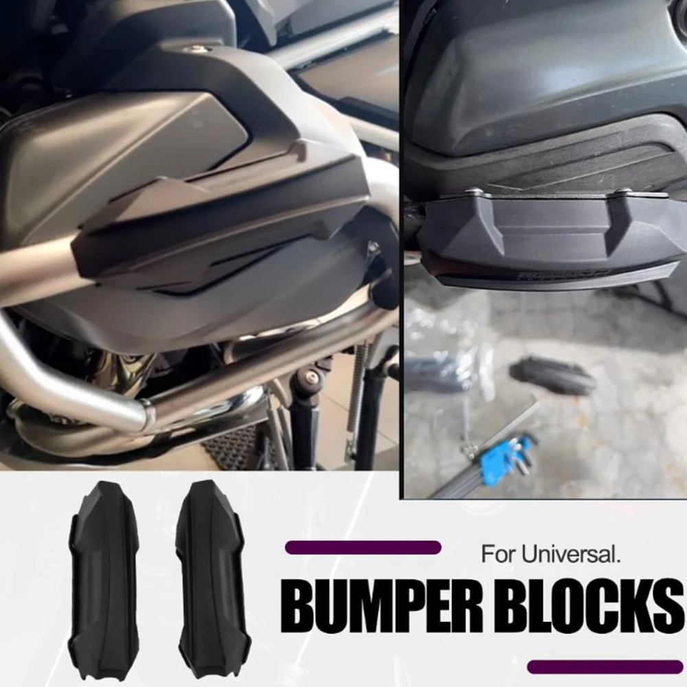 

R 1250 1200 GS Accessories Universal Motorcycle Engine Guard Crash Bar Bumper Protector Decorative Block For BMW R1250GS R1200GS