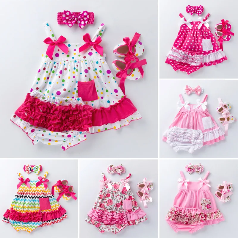 

Summer and Autumn New Style Baby Fashionable Dress Baby fashion Strap Princess DressPPPants and Toddler Shoes Set