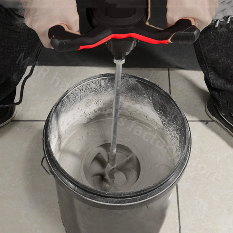 Misturador elétrico industrial do misturador do cimento do misturador do misturador ajustável 6-speed handhold mixer putty máquina de mistura do revestimento 2000w-3780w
