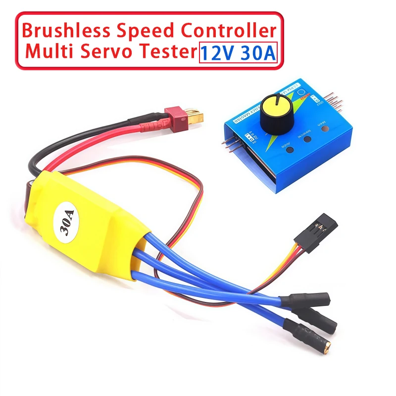 

Бесщеточный регулятор скорости 12 В, 30 А, XXD, RC ESC, мульти-сервотестер, 3 канала, 4,8-6 В, основной инспектор CCPM для контроллера полета F450