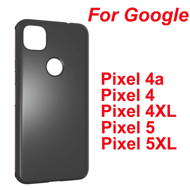 Silicon Cover For Google Pixel 4a G025J Case Soft TPU Matte Black Phone Protector Shell For Google Pixel XL4 Bumper Cove