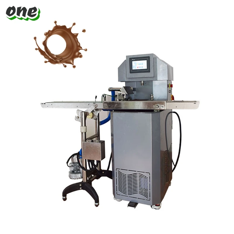 New Small Automatic Chocolate Tempering And Enrobing Machine