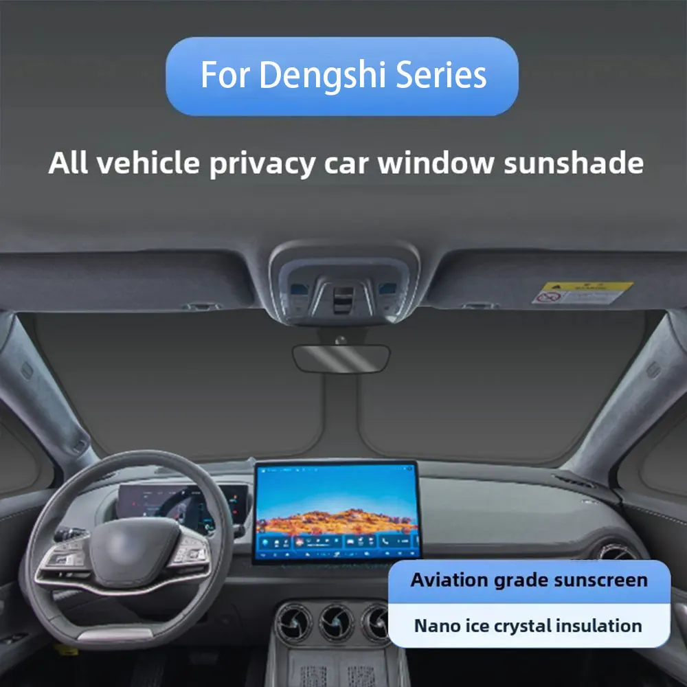 

Car Foldable Front Windshield Glass Roof Sunroof Skylight Sunshade Window Shade Sunroof Upgrade Mesh Net For Dengshi Series