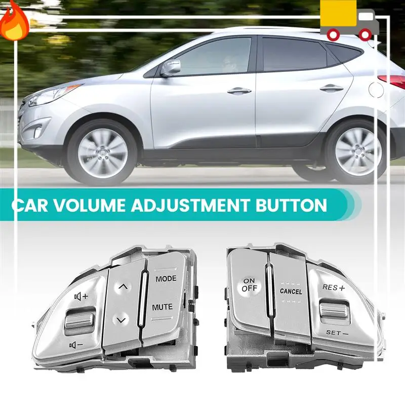 

Discount-Multi-Function Steering Wheel Button Volume Adjustment Button Cruise Control Switch For Hyundai Tucson IX35 2010-2014