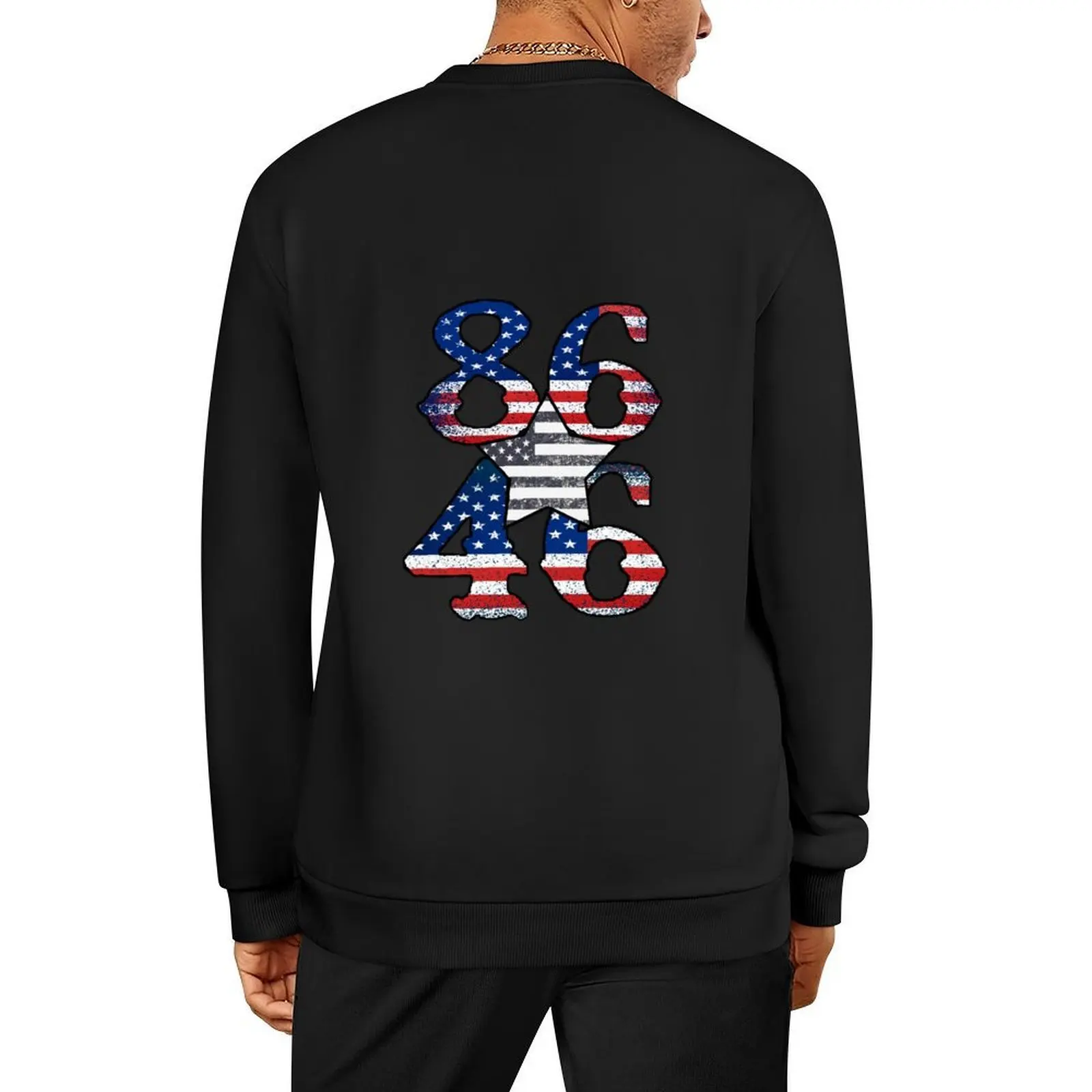 

8646 anti Joe Biden, 86 46 impeach biden vintage flag 8646 joe Biden anti , not my President Impeach , flag usa, 86 46 Pullover