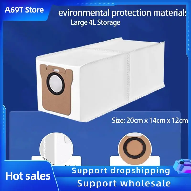 

Запасная часть A69T для робота-пылесоса Xiaomi X20+/X10+, основная боковая щетка, ткань для швабры, фильтры Hepa, мешки для пыли