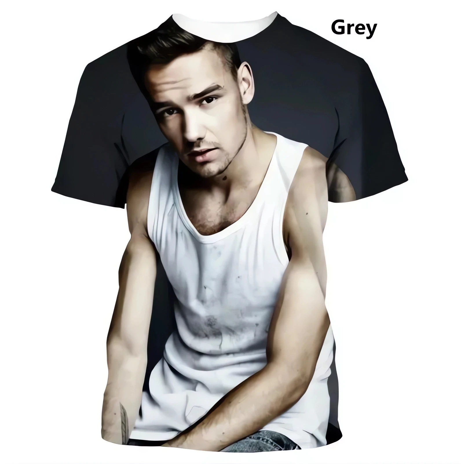 Singer Liam Payne 3D Printed men's and women's Short Sleeved T-shirts  Casual T-shirts  Oversized   Loose and  Fun T-shirts