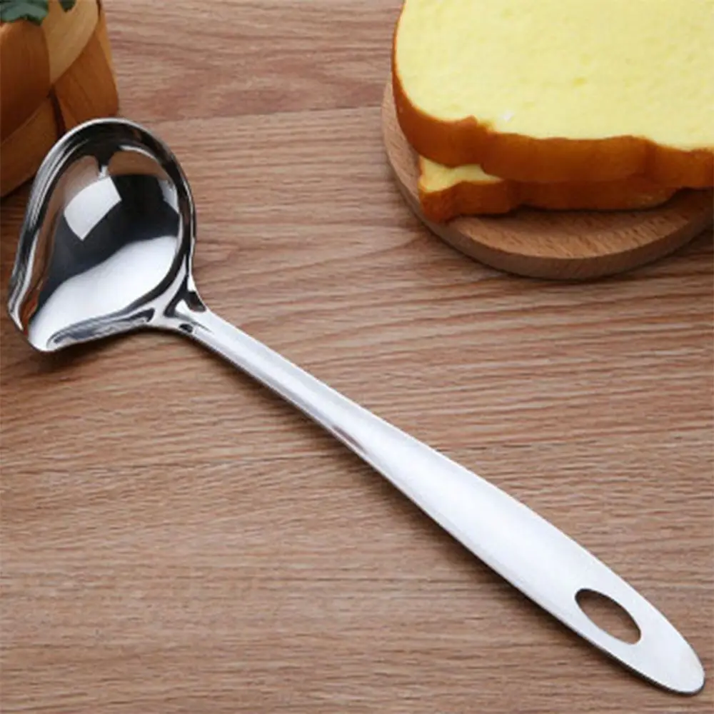 

Hanging Cooking Tools Soup Duck Mouth Shaped Spoon Kitchen Ladle Stainless Steel Tableware Scoop
