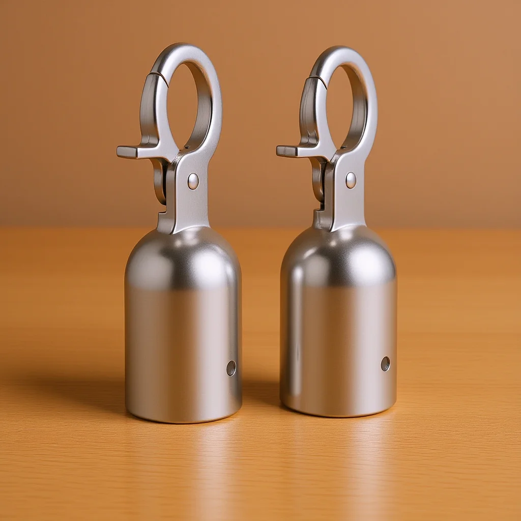 

2Pcs Rope End Snap Hooks Metal Cord Locks Decking Fittings Commercial Residential Use Decking Rope Fittings Cord Lock