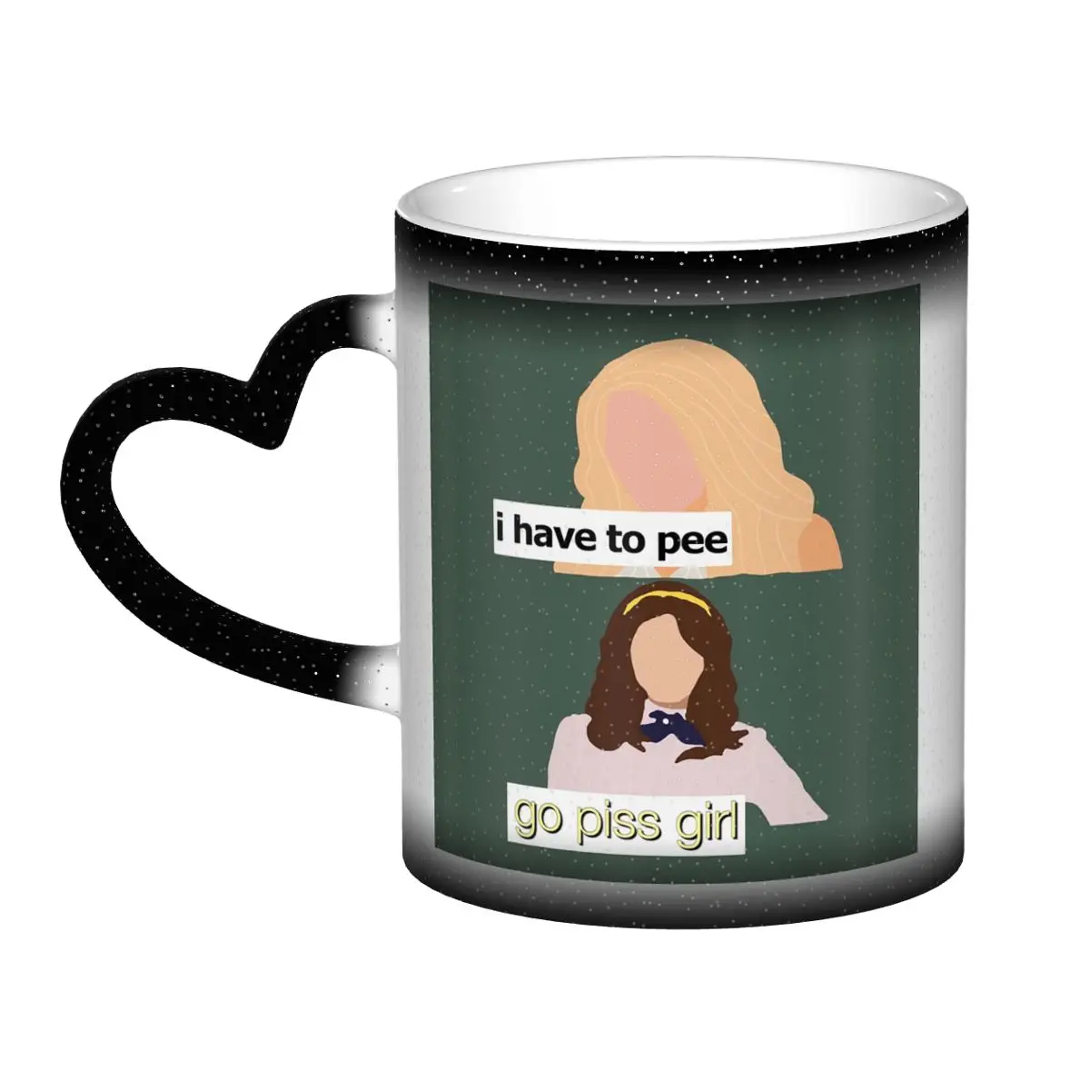 

Кружка Go Piss Girl, забавные керамические кофейные чашки, чайные кружки, чашка для молока, посуда для напитков, подарки для друзей