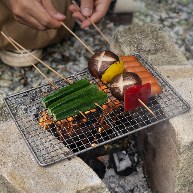 Zestaw naczyń do grillowania Grille na plażę Wygodne przybory do gotowania na świeżym powietrzu