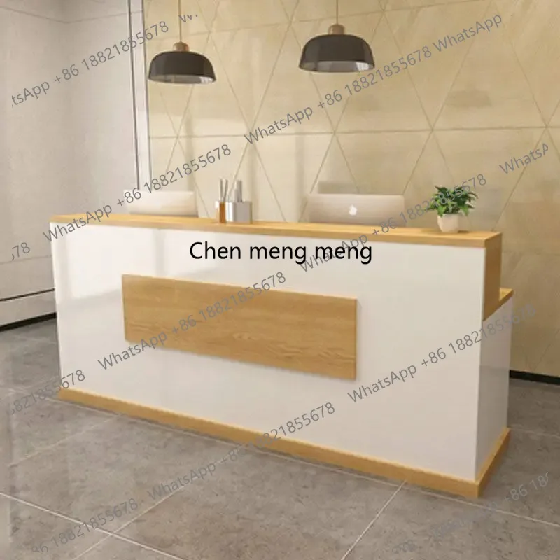 

Modern Front Reception Desk Clinical Service Elegant Office Reception Desk Business Supermarket Bancone Per Negozio Furniture