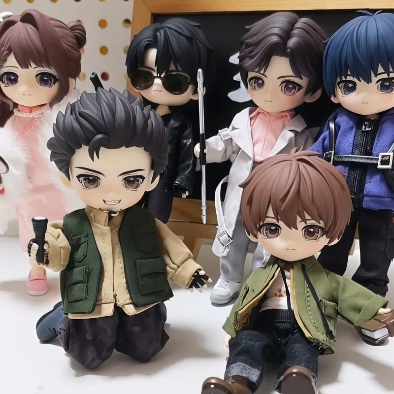 Cute Tide Blind Box Action Figure 12cm MJD Articulated Doll Collectible Anime Character Model Desk Decor Birthday Gift For Fans