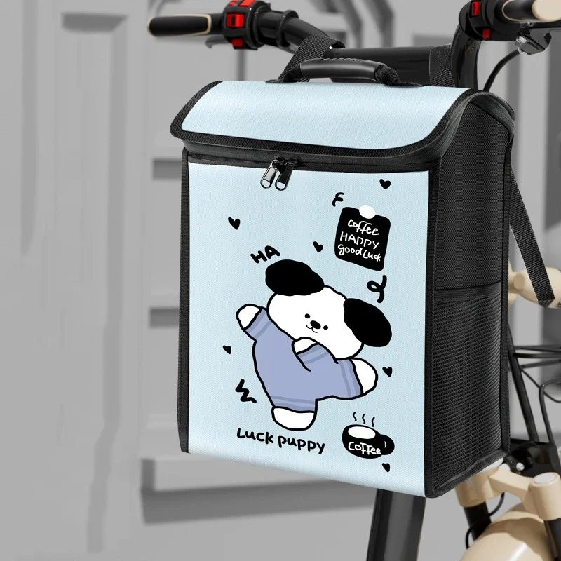 

Bicycle Accessories Waterproof Bike Front Tube Bag Large Capacity Dustproof Cycling Front Storage Bag Zipper Bike Basket Bicycle