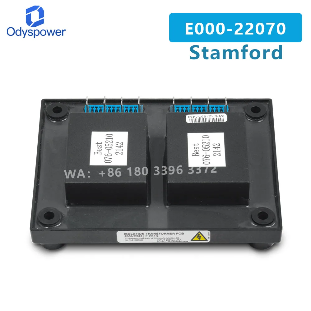 E000-22070 الأصلي PCB عزل محول الديزل فرش مولد الجهد استقرار AVR