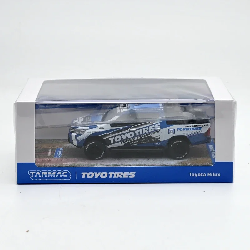 Tarmac fonctionne 1:64 Toyota Hilux Toyo pneus moulés sous pression modèle de voiture jouets de Collection