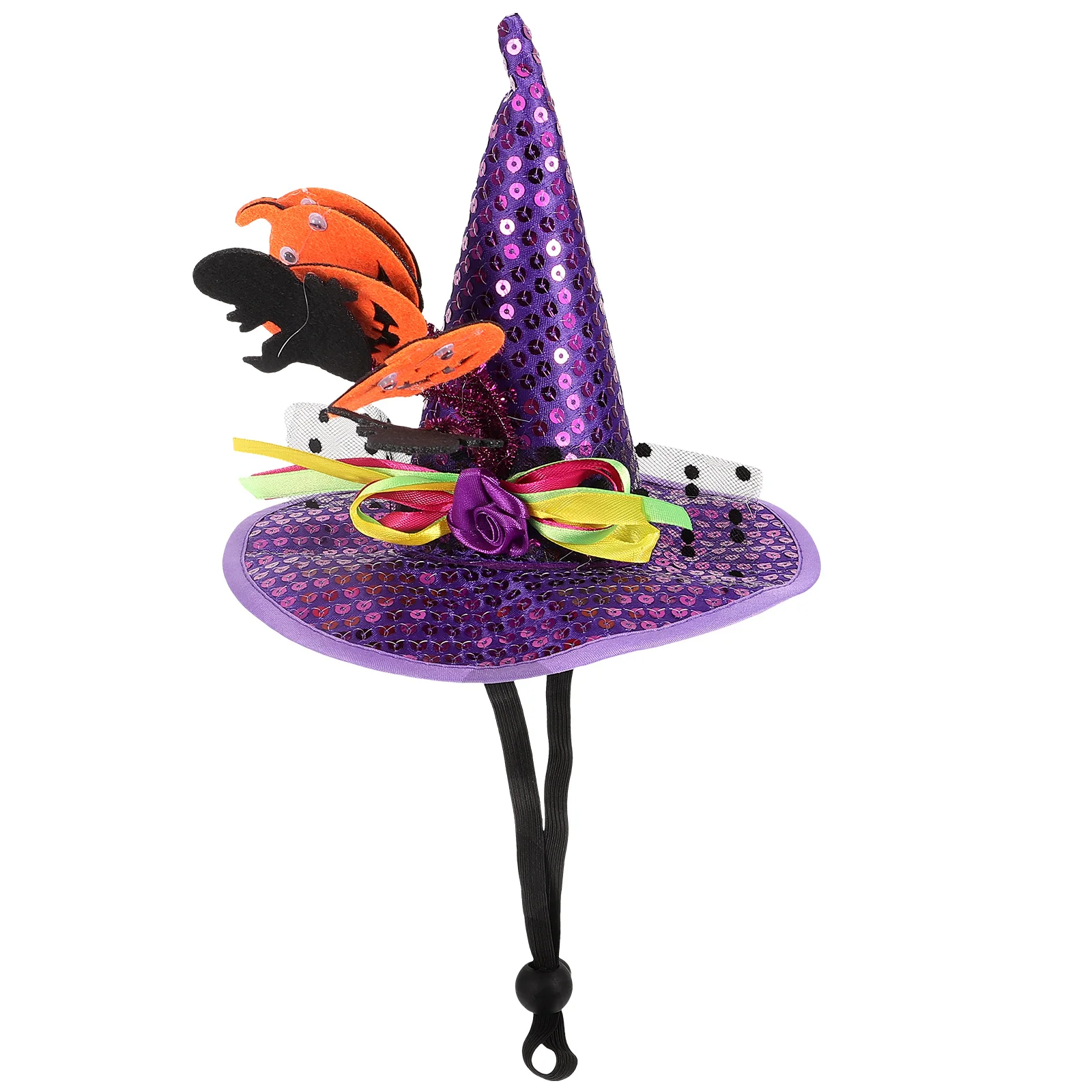 

1PC Halloween Pet Hat Adorable Kitten Witch Costume Pumpkin Gecko Headwear Stylish Decorations Costumes Accessories Dog Cats Pet