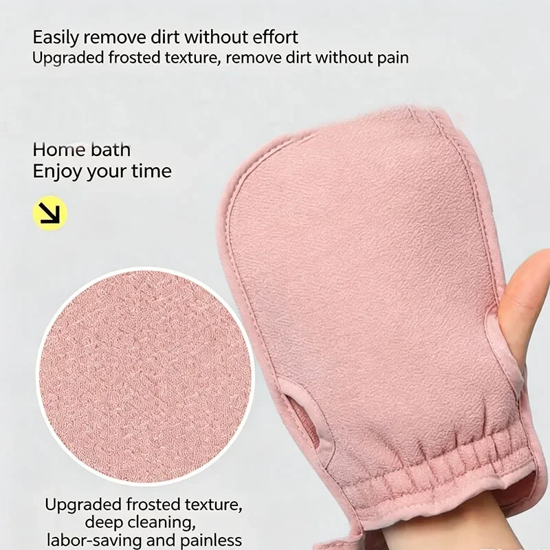 Bath for Peeling SPA Exfoliating Shower Brush Body Cleaning Scrub Mitt Rub Dead Skin Gloves Shower Towel Foam Body Massage 1PCS view 2