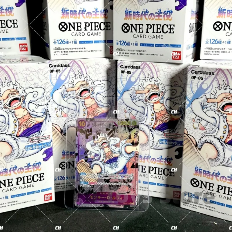 Original Bandai One Piece Op-05 Awakening Of The New Era Tcg Collection Card Japanese Version Child Boy Toy Birthday Gift Figure