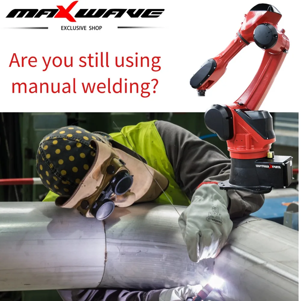 

Maxwave 6 Axis Robotic Arm For Production Line Automation Welding Grinding Handling 24/7 Operation