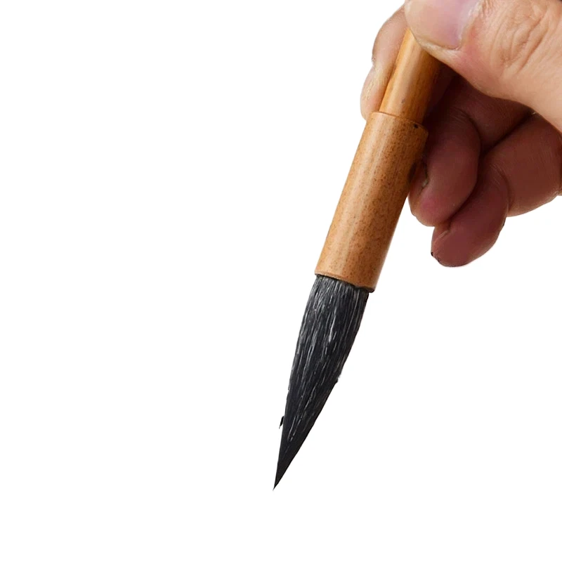 Cao Quanbei Clerical Script Calligraphy Brushes Set Weasel Woolen Multiple Hair Seal Script Writing Brush Official Script Pen