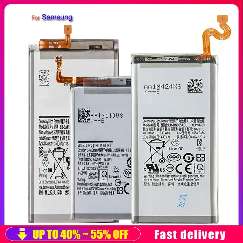 Battery For Samsung A3 A5 A7 2015 2016 2017 Edition A300 A310 A320 A500 A510 A520 A700 A710 A720 EB-BA310ABE For Galaxy A8 A9