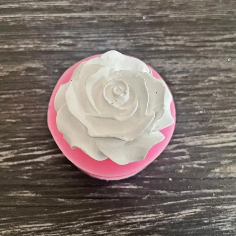 Flower Bloom Rose Shape Silicone DIY 3D Cake Mold Fondant Soap Cupcake Candy Chocolate Jelly Decoration Baking Tool Moulds