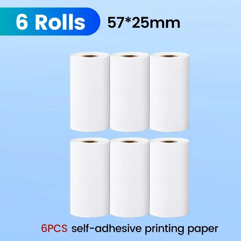 Olaf 57 * 25mm 3pcs High-definition Printing Paper White Children\'s Camera Printer Replacement Accessories Mini Error Printer