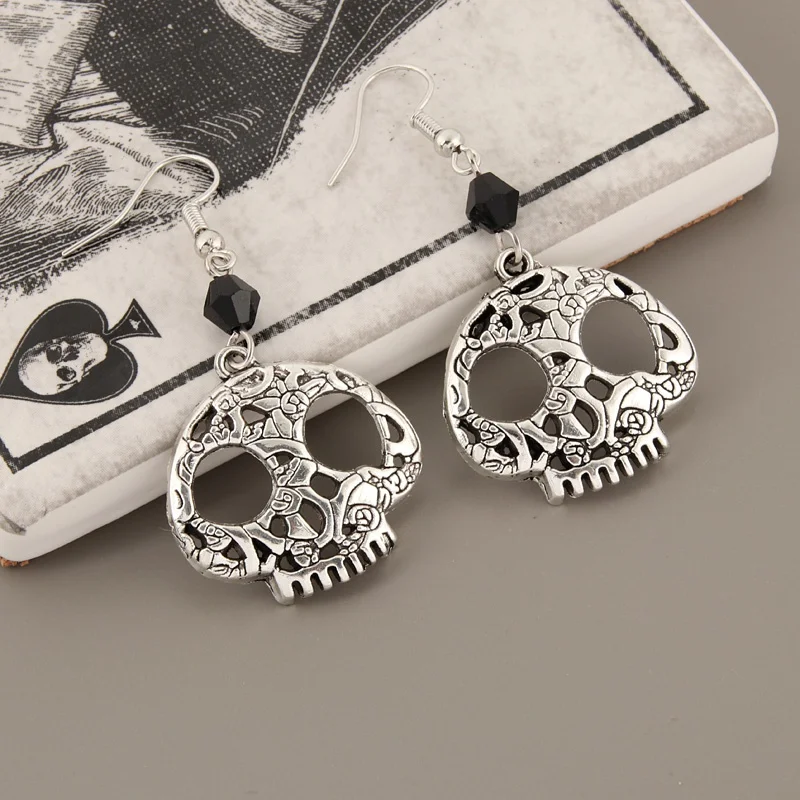 1 пара, серьги-подвески в готическом стиле 1 пара, серьги-подвески в готическом стиле