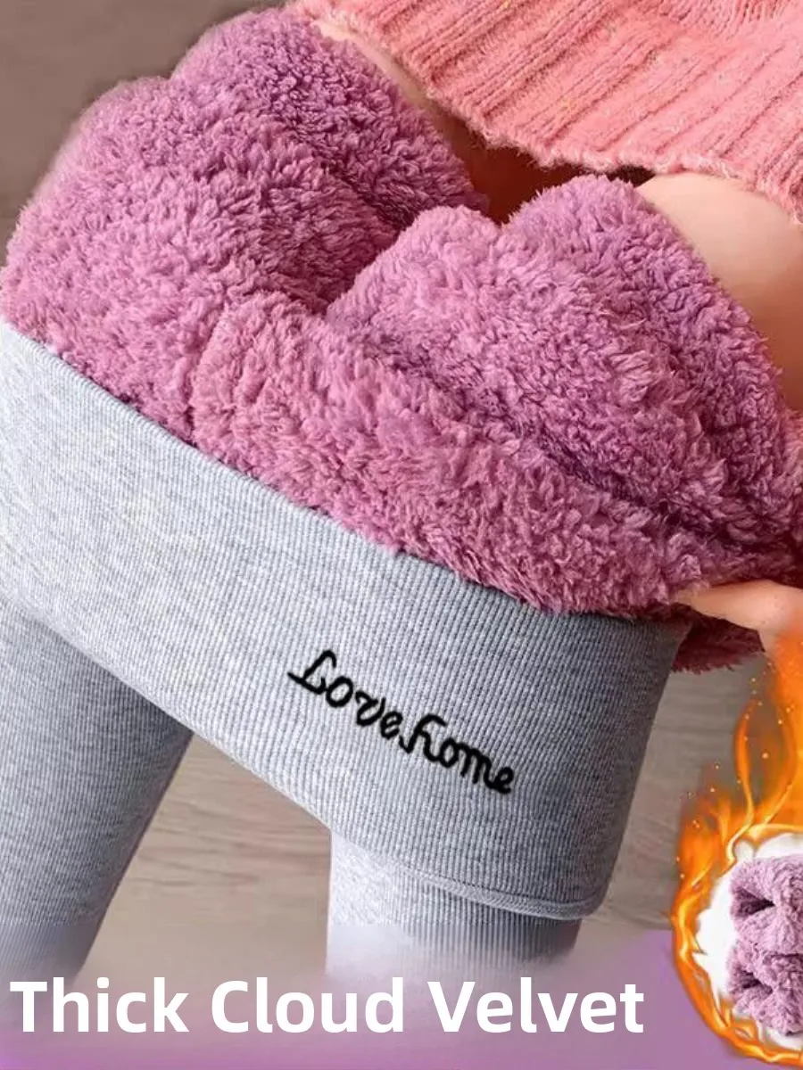

Осенне-зимние утепленные брюки из вельвета Cloud Velvet, женские удобные, приятные для кожи брюки для йоги, эластичные брюки с высокой талией