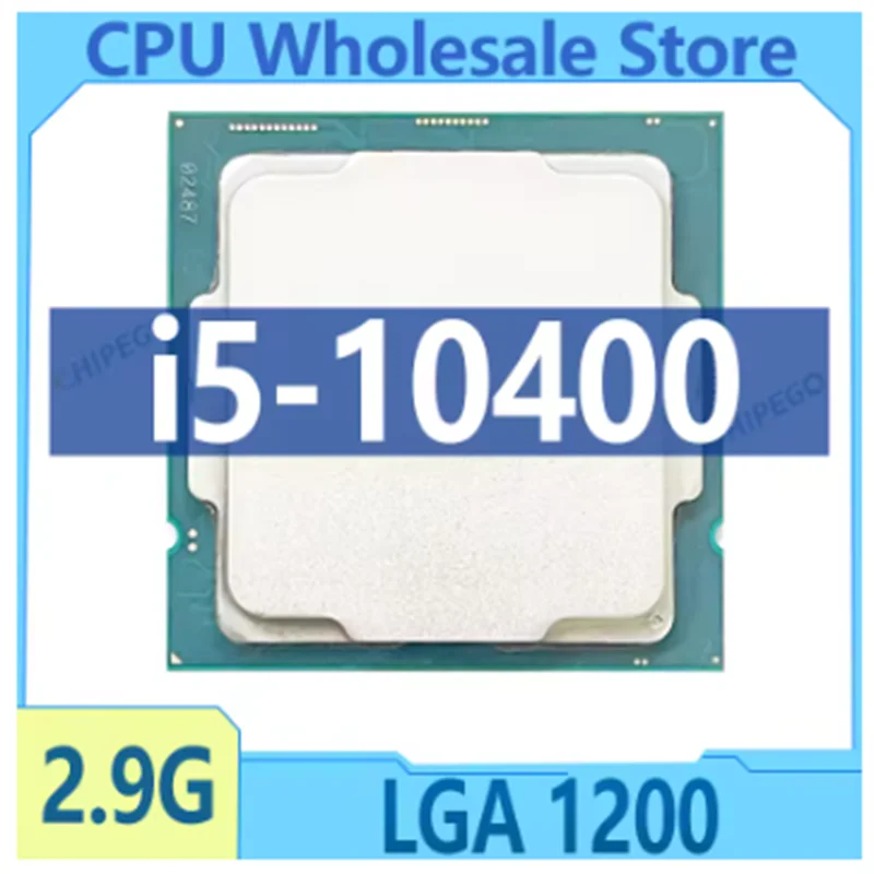 Core i5-10400 i5 10400 2.9 GHz Six-Core Twelve-Thread CPU L2=1.5M L3=12M 65W LGA 1200