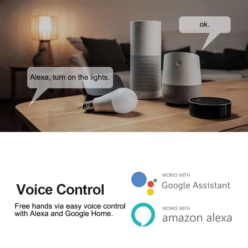 Tuya Zigbee Smart Light Switch Tech, 4CH, AC 85-250V, RF433, Recevoir des relais 10A, Fonctionne avec Alexa Assistant, Tuya Smart Life