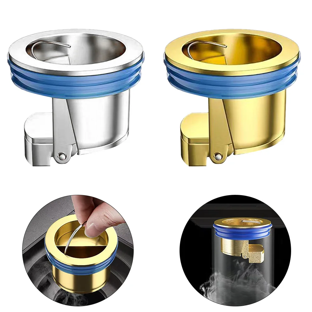 Floor Drain Insert 4.2*3cm Sewer Core Drain Valve Anti-smell Design Avoid Backflow Avoid Clogs Control Water Flow