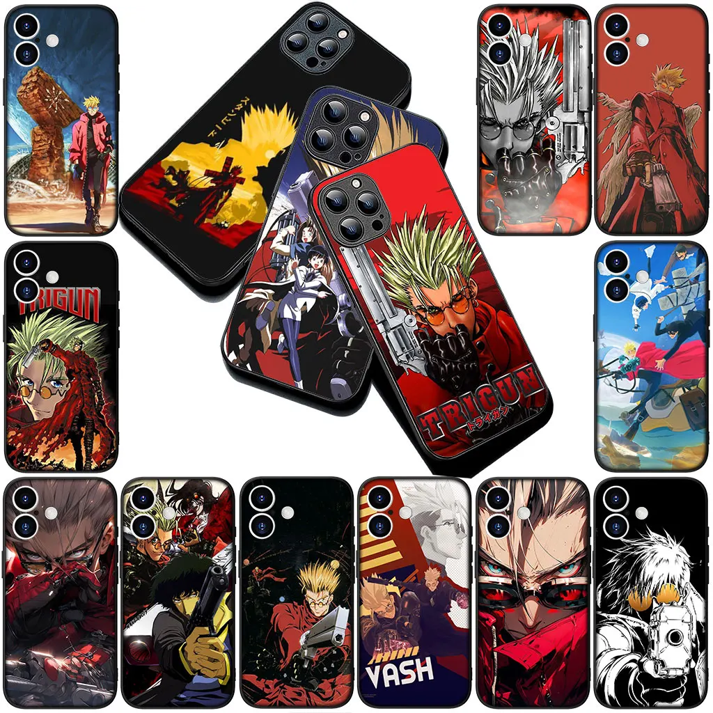 Чехол для телефона Trigun stampede для Apple iPhone 17 Pro XS Max Air 8 7 6 Plus X 5 + SE 2022 SE2 7+, гибкий корпус Чехол для телефона Trigun stampede для Apple iPhone 17 Pro XS Max Air 8 7 6 Plus X 5 + SE 2022 SE2 7+, гибкий корпус