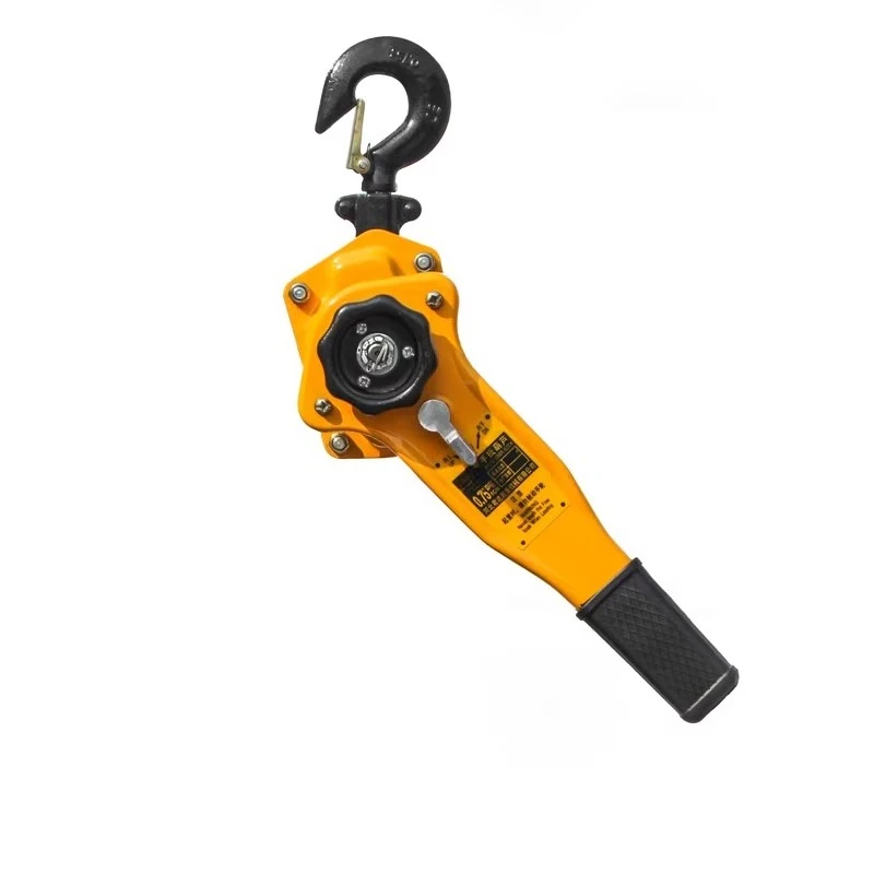 Hand Chain Hoist Hand Pulling Tightener 0.75T1/2/3 Ton  Crank Traction Hand Plate Portable Crane