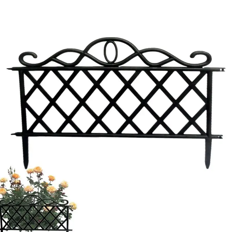 

Garden Fencing Panels RustProof Decorative Garden Fence Outdoor Garden Fence Animal Barrier Landscape Pathway Edge Picket Fence