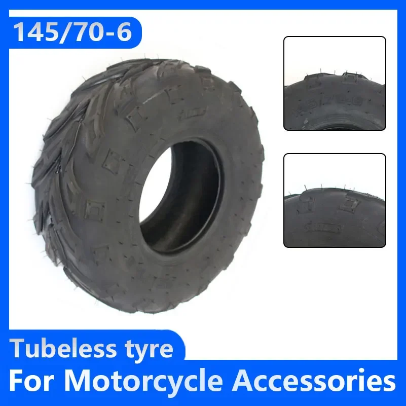 Good Quality 145/70-6 Tubeless Tyre Tire 6 inch For 50cc 70cc 90cc 110cc 125cc Kids ATV Quad Dirt Bike Buggy