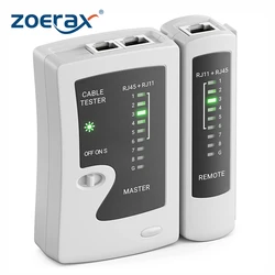 ZoeRax-Testeur de câble Ethernet LAN, outil de test, RJ45, Cat6, Cat6a, Cat5, Catinspectés, Cat7