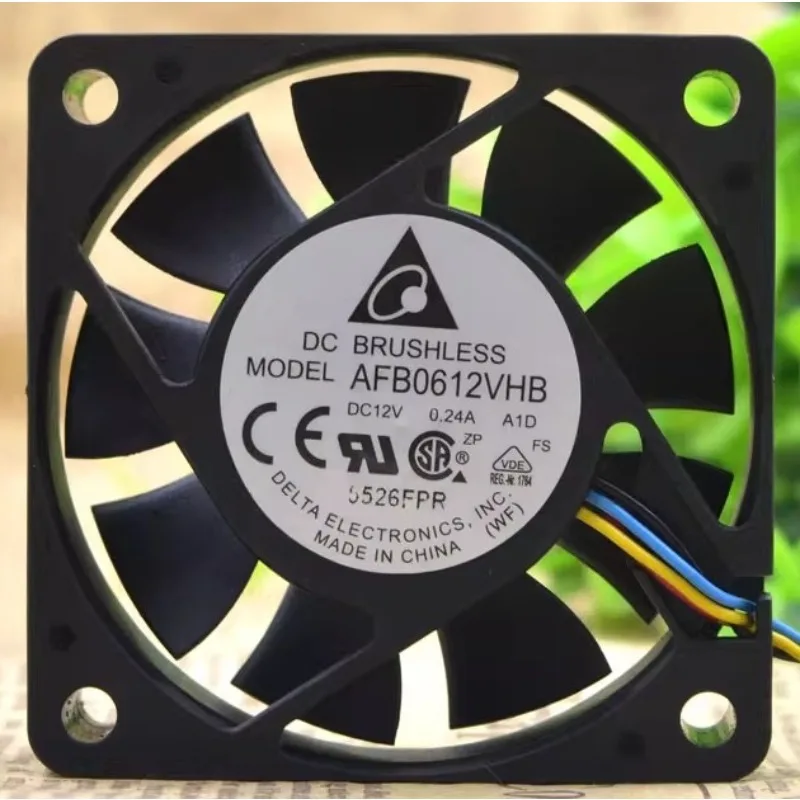

Новый вентилятор-кулер для Delta AFB0612VHB 6 см 6015 12 В 0,24 А ШИМ-контроль скорости охлаждающий вентилятор 60*60*15 мм